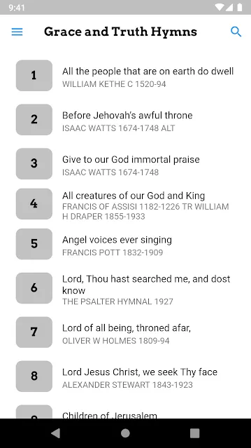 TBC Grace and Truth Hymns app
